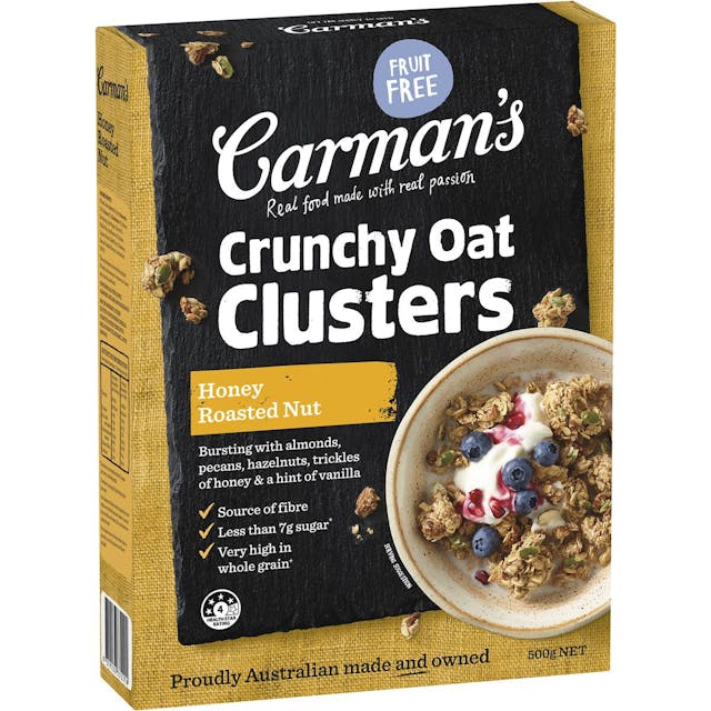 Carman's Honey Roasted Nut Crunchy Clusters