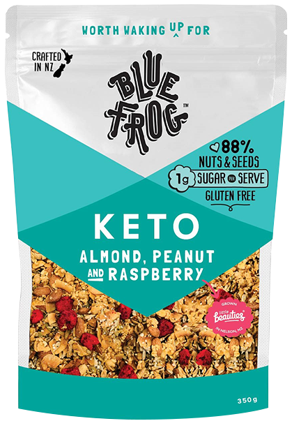 Blue Frog KETO Peanut, Almond & Raspberry Cereal