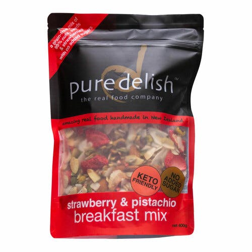Strawberry & Pistachio Breakfast Mix