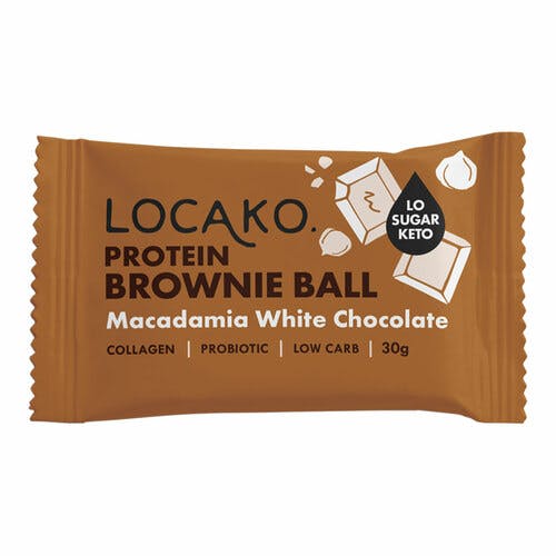 Protein Brownie Ball - Macadamia White Chocolate