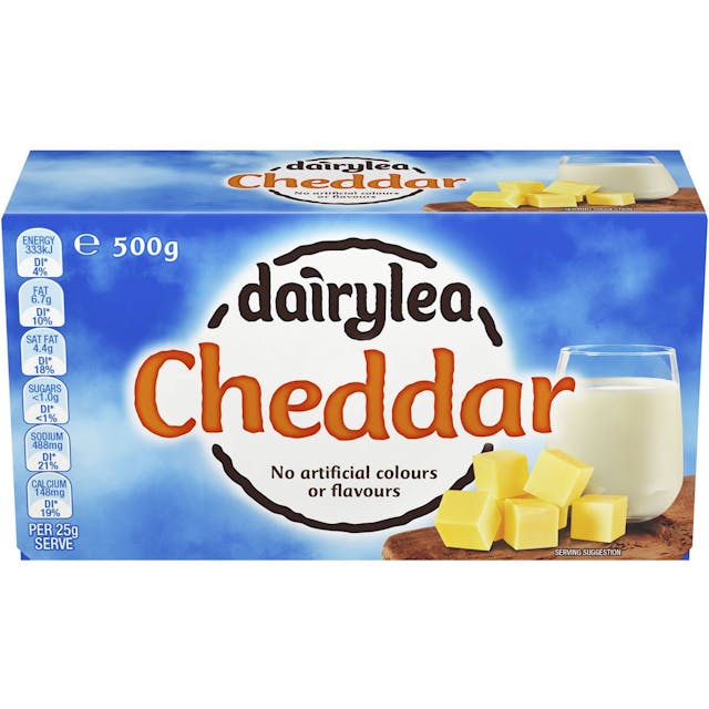 Dairylea Cheddar Cheese 500g