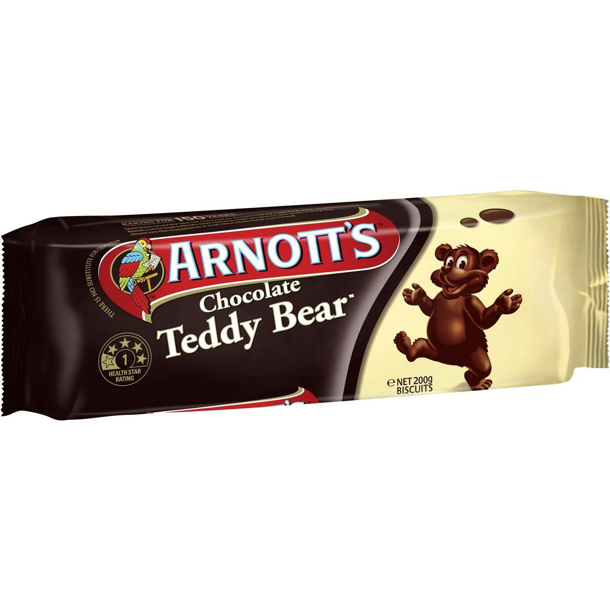 Arnott's Teddy Bear Chocolate Biscuits