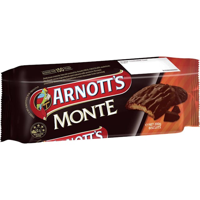 Arnott's Monte Chocolate Biscuits