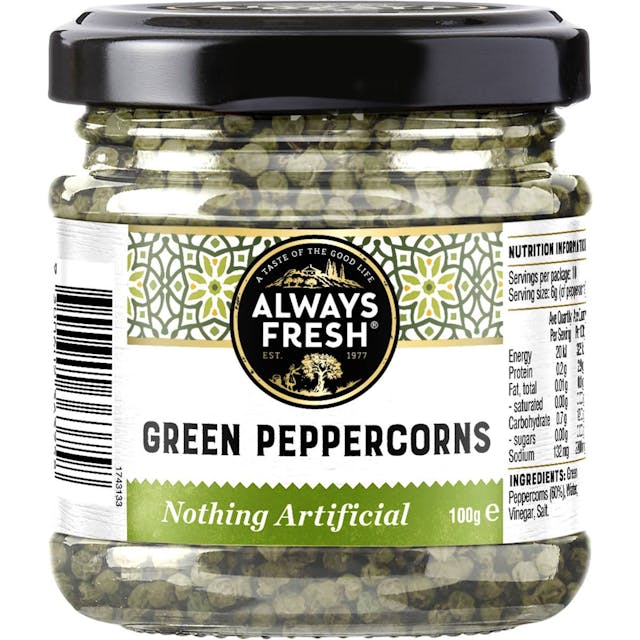 Always Fresh Green Peppercorns