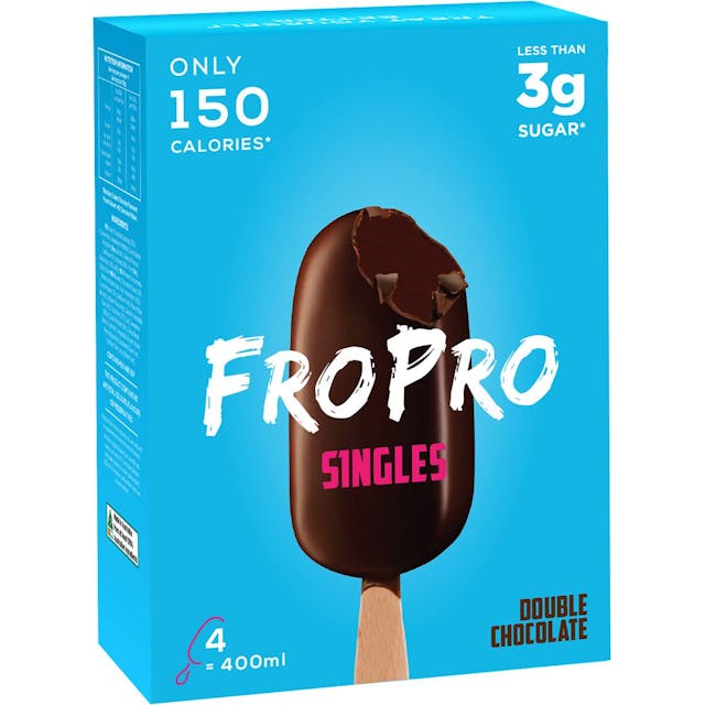 Fropro Singles Double Choc Sticks 4 Pack