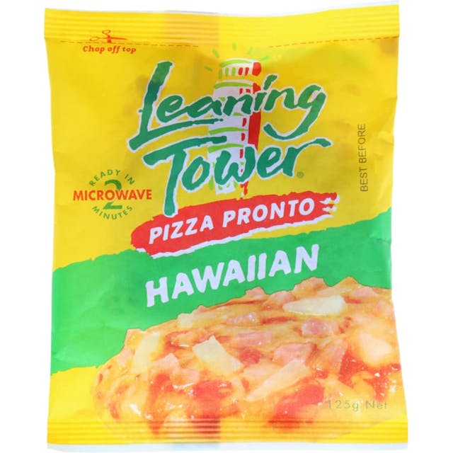 Leaning Tower Hawaiian Pizza