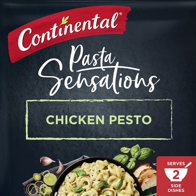 Continental Pasta & Sauce Pasta Dish Creamy Chicken Pesto with Spring Onion and Leek