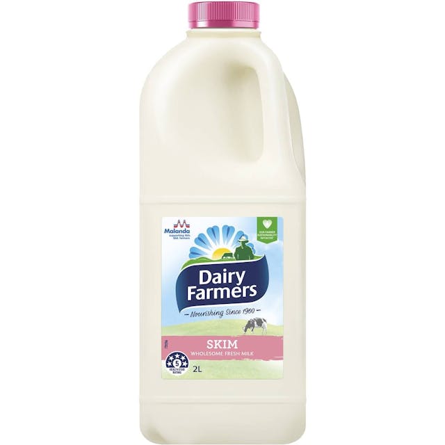Dairy Farmers Skim Milk 2L