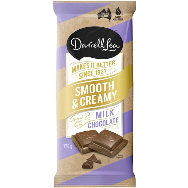 Darrell Lea Traditional Milk Chocolate Block
