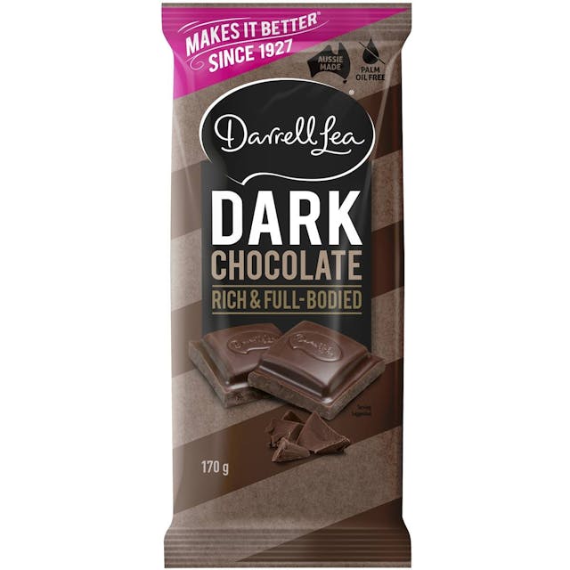 Darrell Lea Dark Chocolate Block