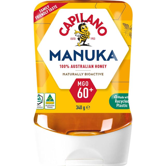 Capilano Mgo 60+ Manuka Honey Active Manuka Mgo60+ Squeeze