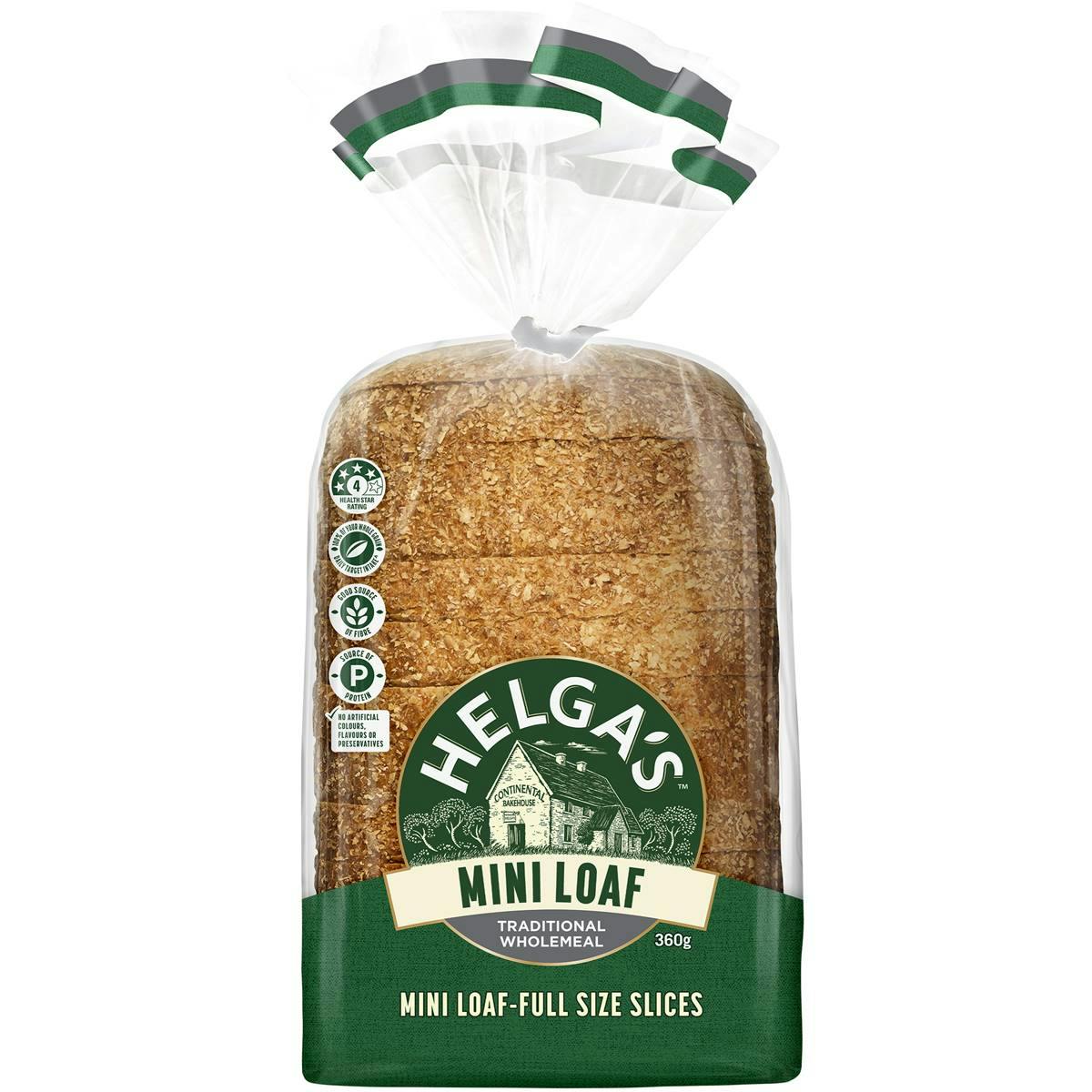 Helga's Traditional Wholemeal Mini Loaf