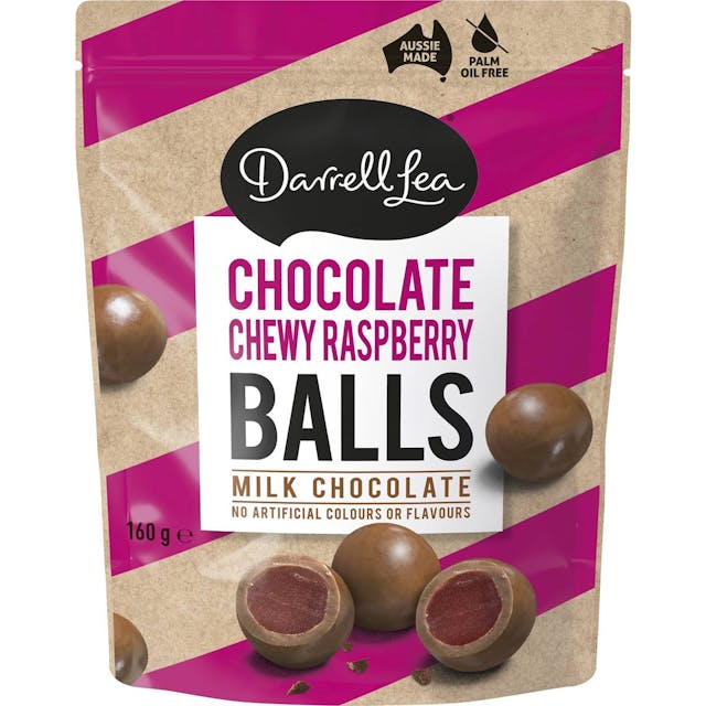 Darrell Lea Chocolate Raspberry Balls