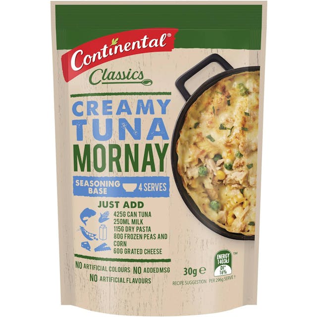 Continental Recipe Base Creamy Tuna Mornay