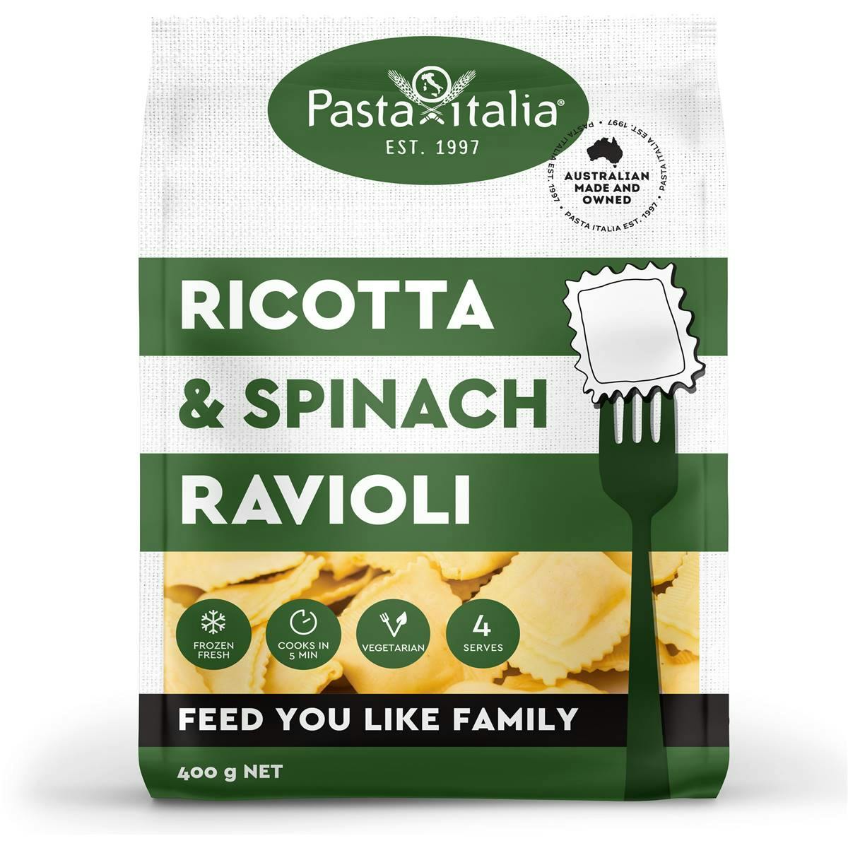 Pasta Italia Spinach & Ricotta Ravioli