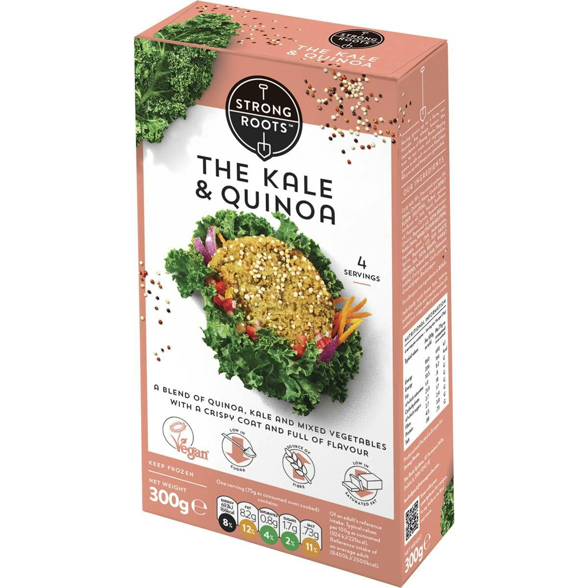 Strong Roots The Kale & Quinoa Burger