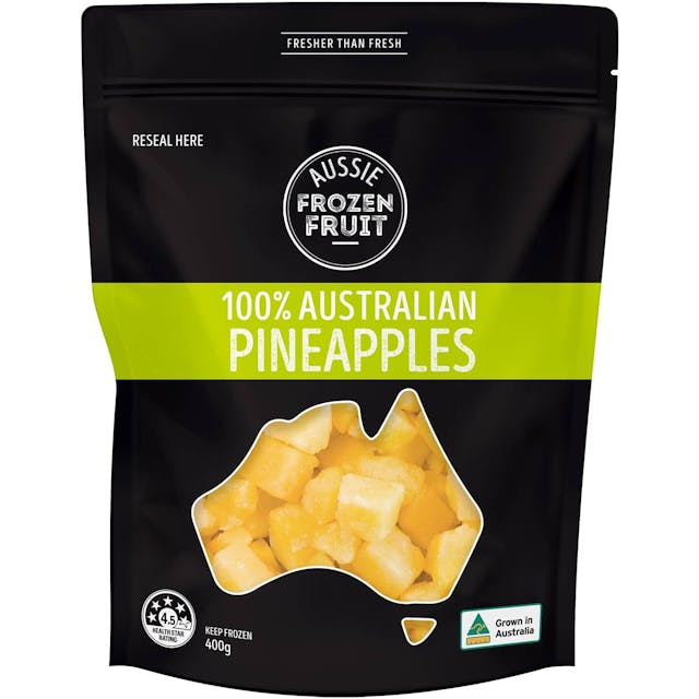 Aussie Frozen Fruit 100% Australian Pineapples