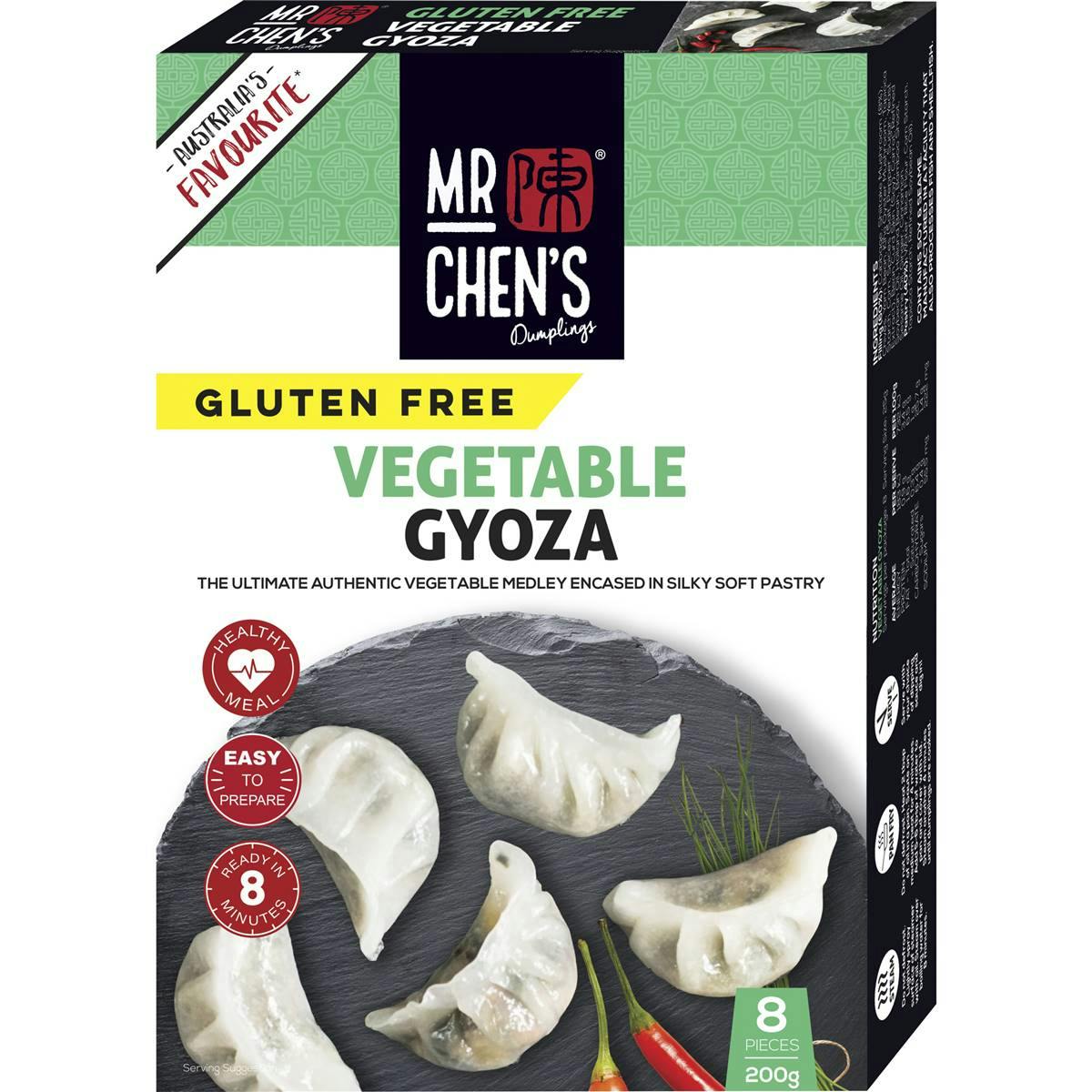 Mr Chen's Gluten Free Vegetable Gyoza