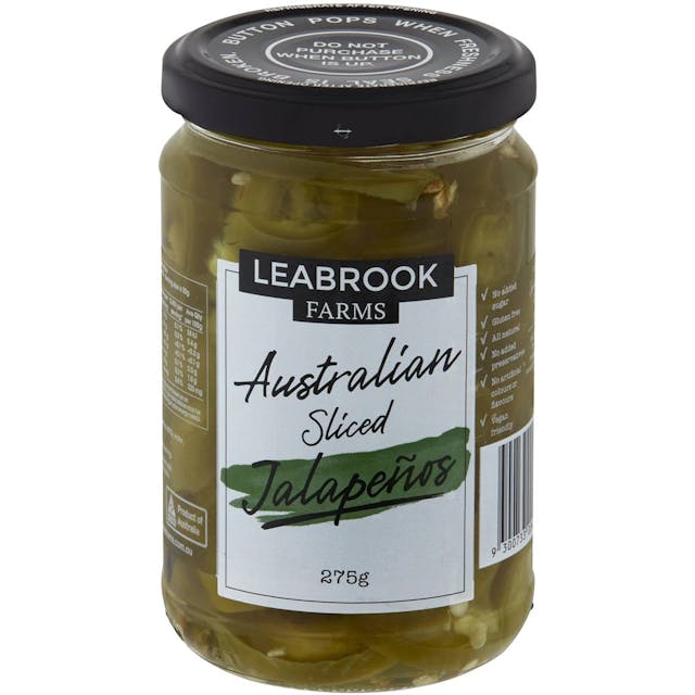 Leabrook Farms Australian Sliced Jalapenos
