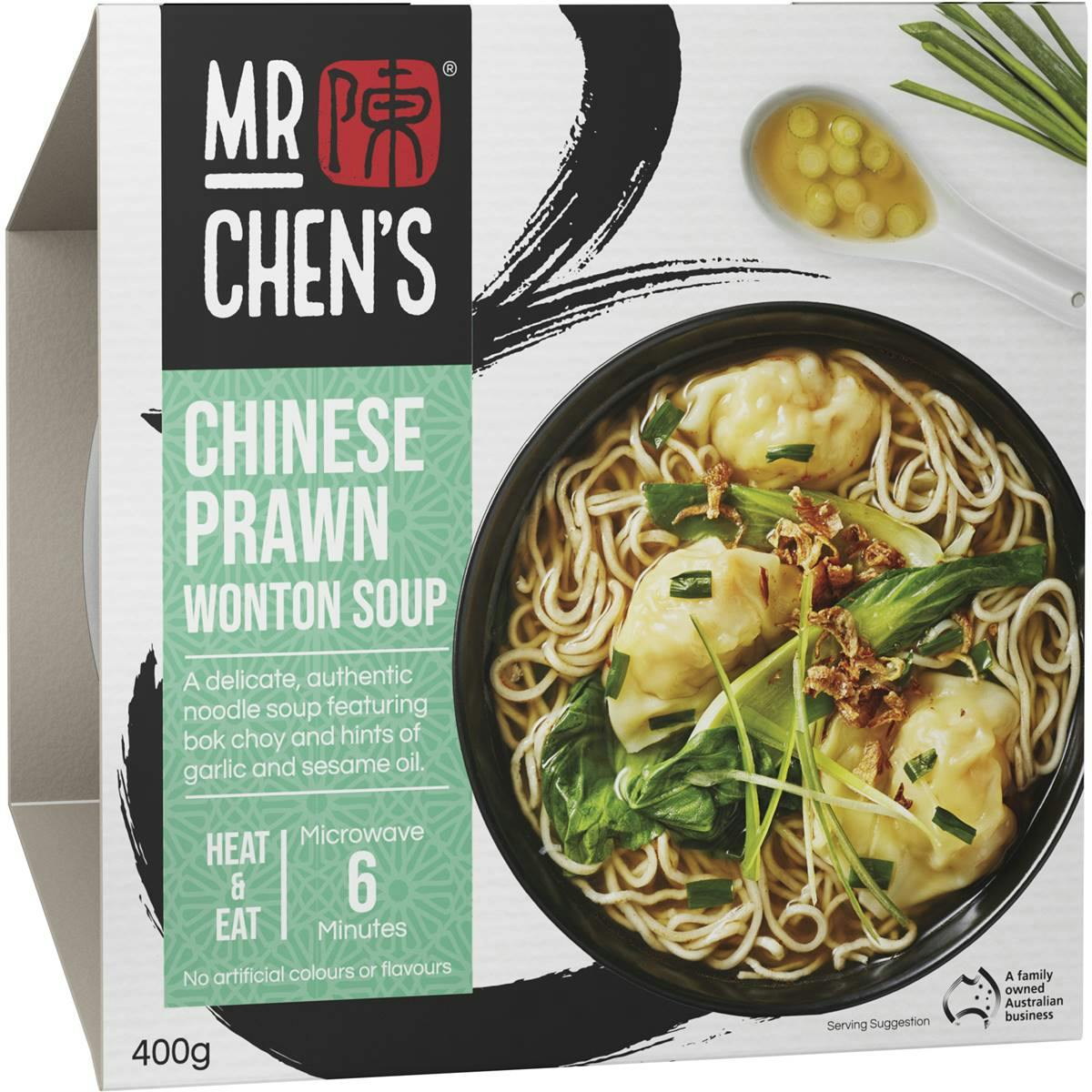 Mr Chen's Chinese Prawn Wonton Soup