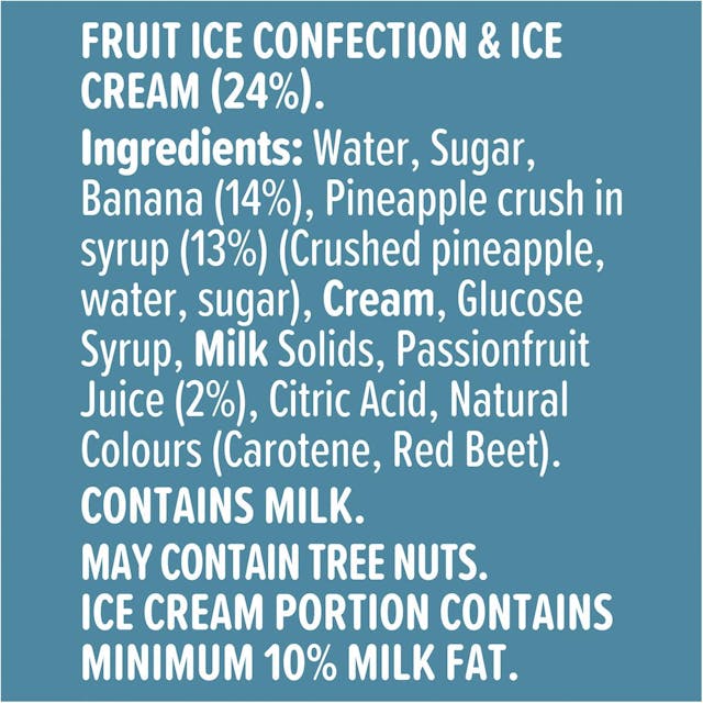 Fruit Ice Fruito Bars 4 pack