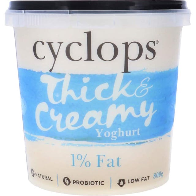 Cyclops Yoghurt Tub Probiotic 1%fat