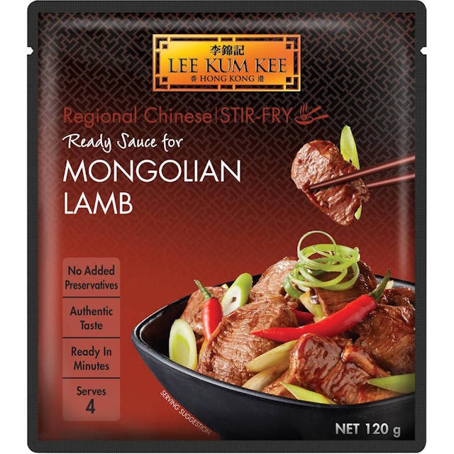 Lee Kum Kee Sauce Mongolian Lamb Ready