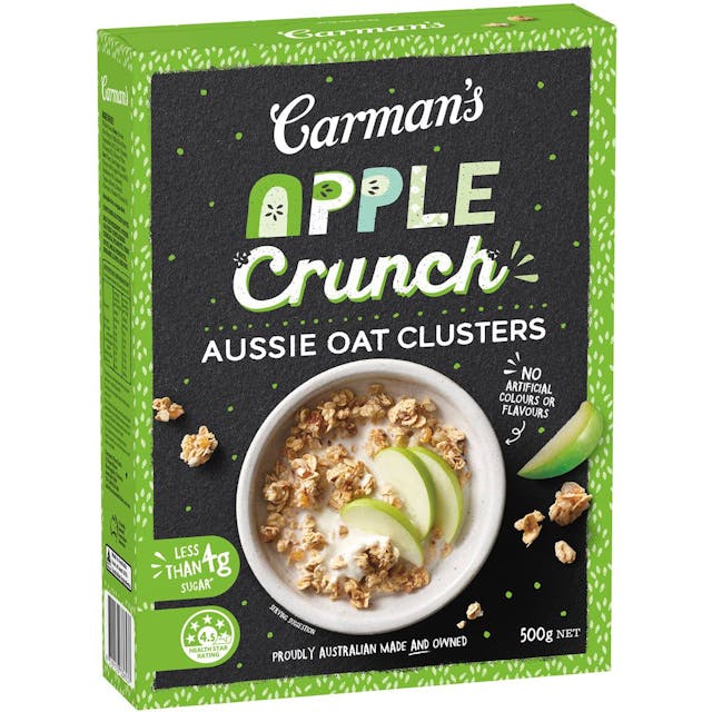 Carman's Aussie Oat Clusters Apple
