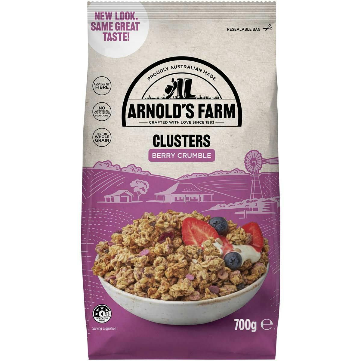 Arnold's Farm Berry Crumble Clusters 700g