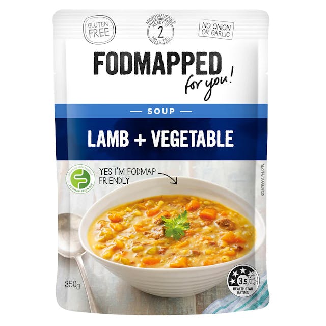 Fodmapped Lamb and Vegetable Soup