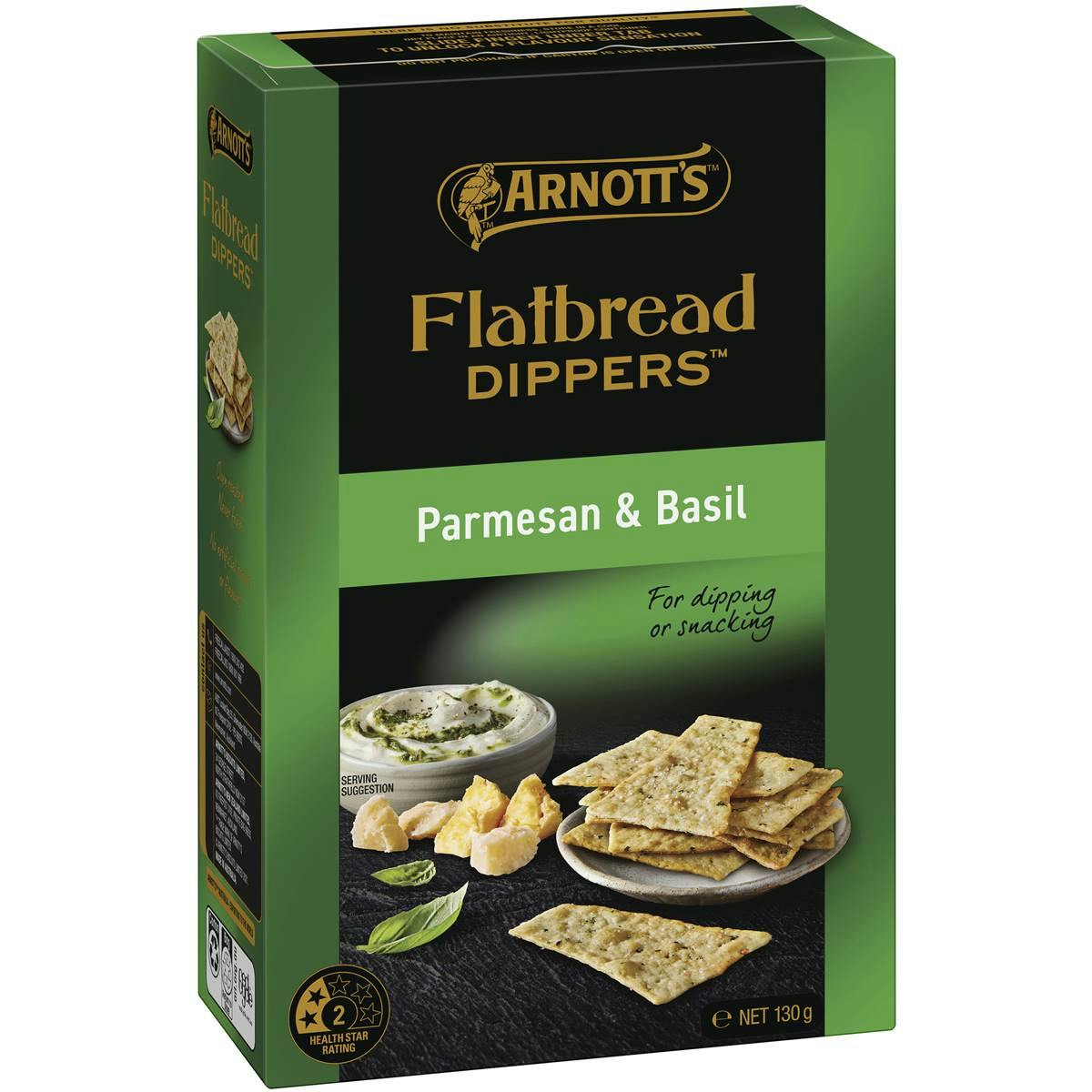 Arnott's Parmesan & Basil Flatbread Dippers
