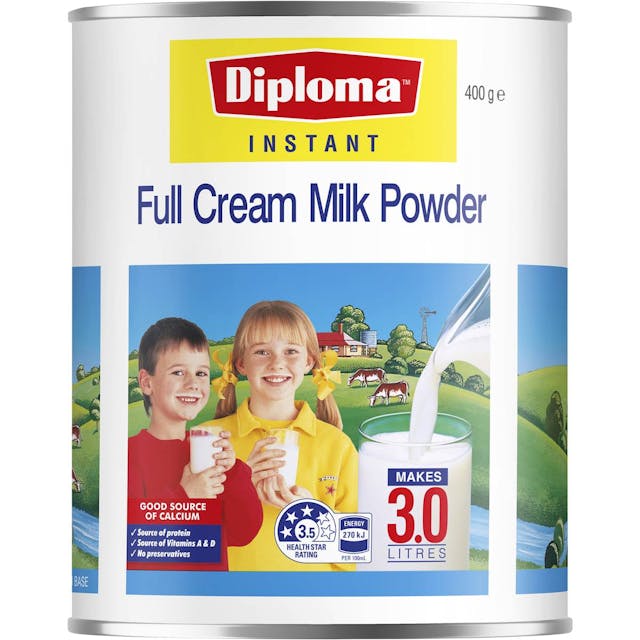 Diploma Full Cream Long Life Milk Powder