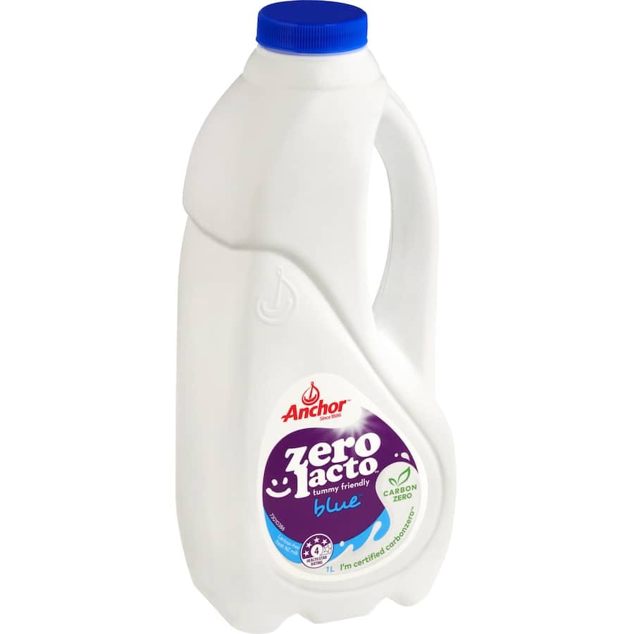 Anchor zero-lacto blue milk lactose free 99.9% fat free