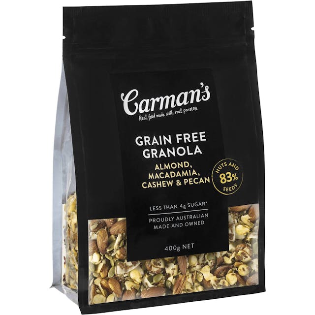 Carman's Grain Free Granola Almond Macadamia Cashew & Pecan