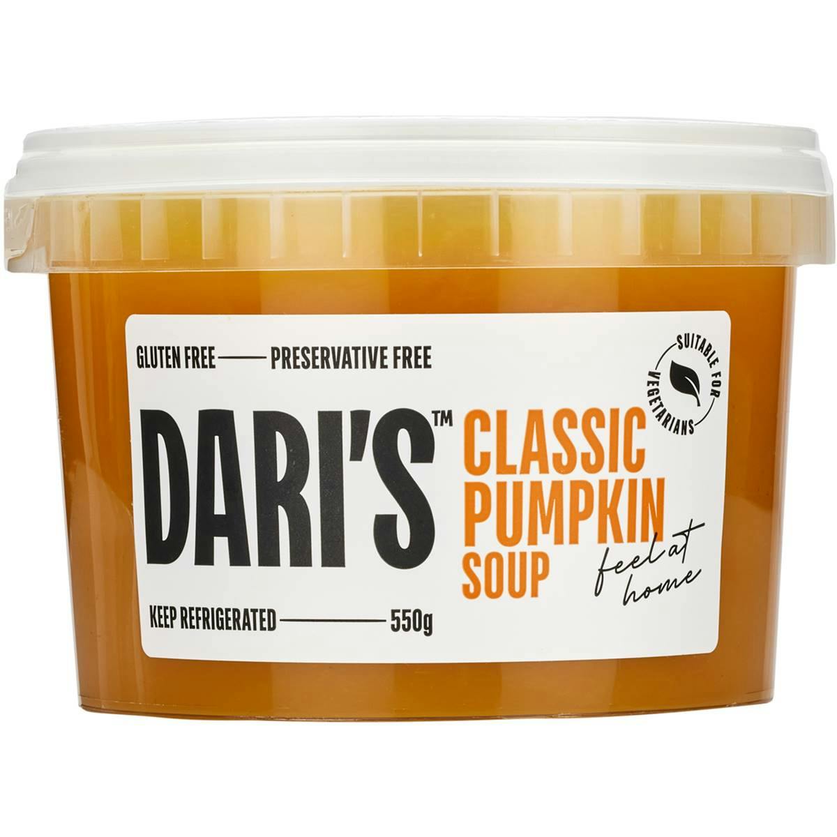 Dari's Classic Pumpkin Soup