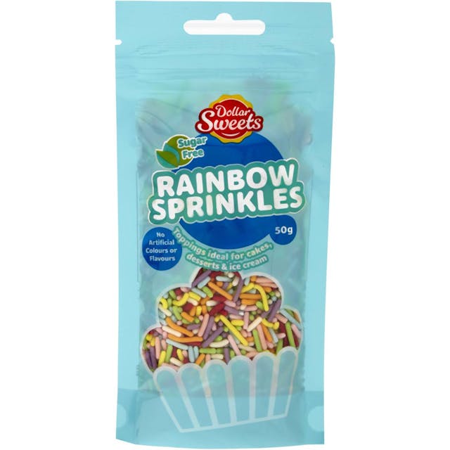 Dollar Sweets Sugar Free Rainbow Sprinkles