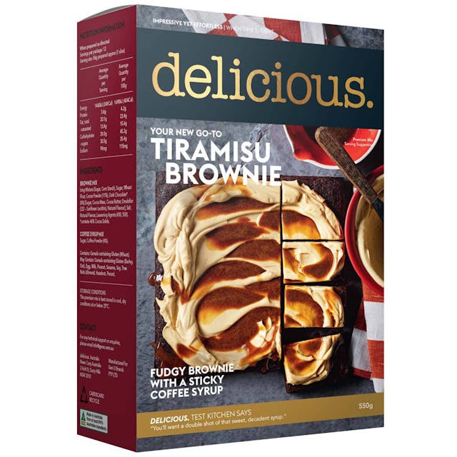 Delicious Tiramisu Brownie
