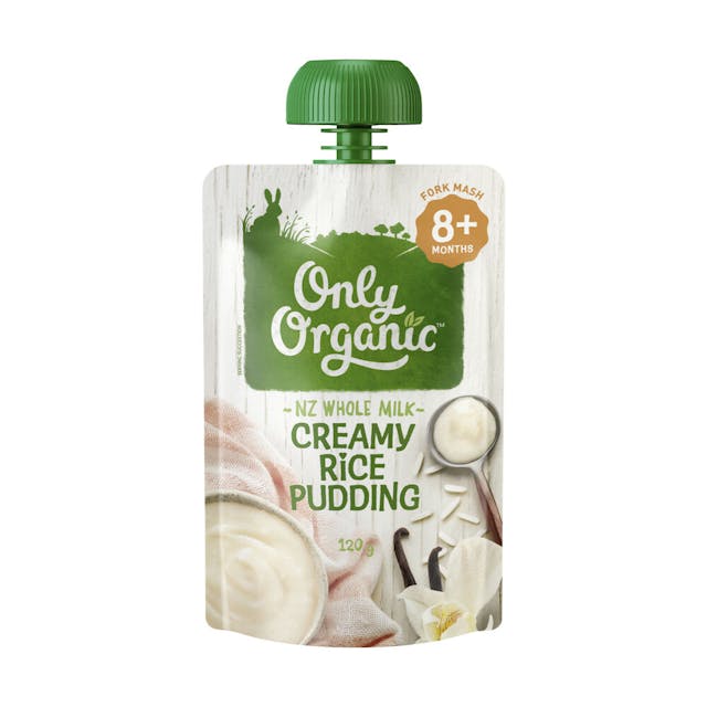 Creamy Rice Pudding Baby Food Pouch 8+ Months