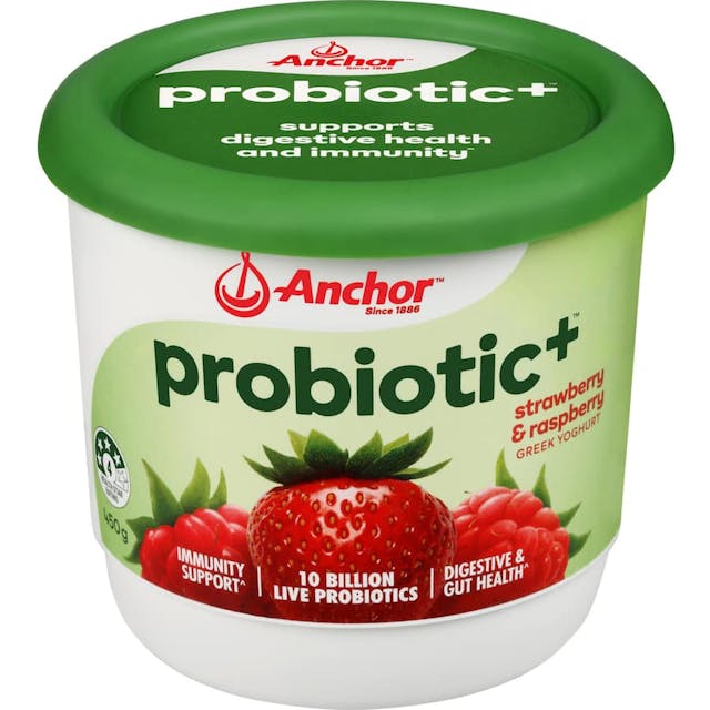 Anchor Probiotic Plus Yoghurt Tub Strawberry & Raspberry