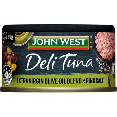 John West Extra Virgin Olive Oil Blend & Pink Sea Salt Deli Tuna