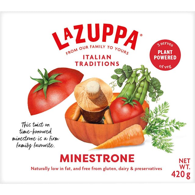 La Zuppa Microwave Soup Minestrone 420 G