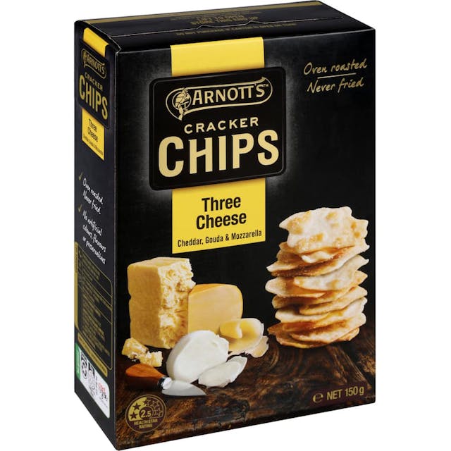 Arnotts Cracker Chips Three Cheeses