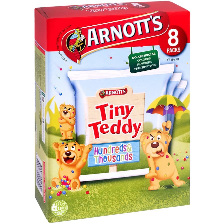 Arnotts Tiny Teddy Biscuits 100s & 1000s