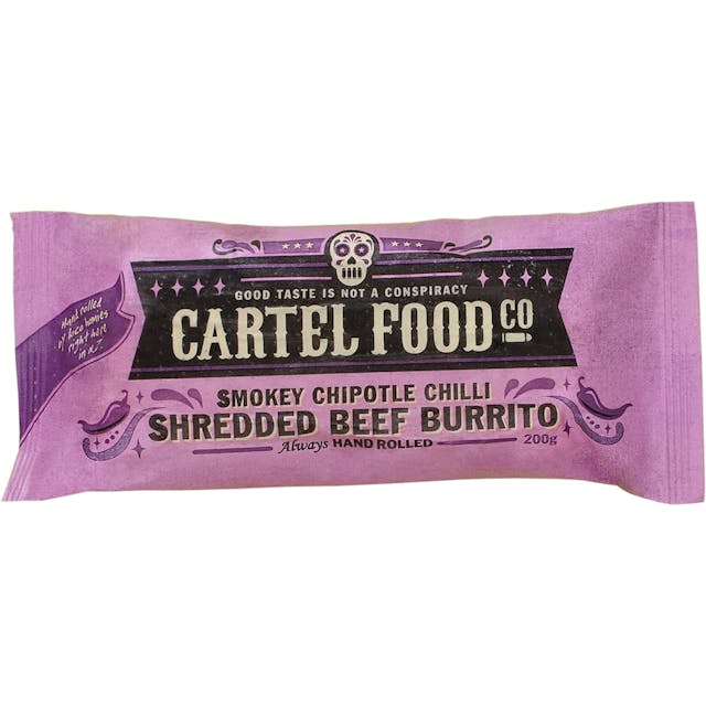 Cartel Food Co Burrito Smokey Chipotle Chilli Beef