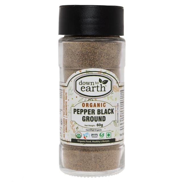 Down to Earth Organic Black Pepper Ground