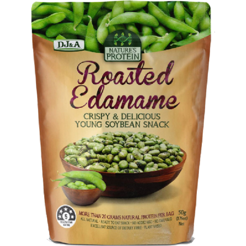 DJ&A Nature's Protein Nature's Protein Roasted Edamame Snack