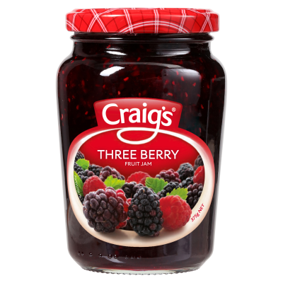 Craig's Three Berry Fruit Jam