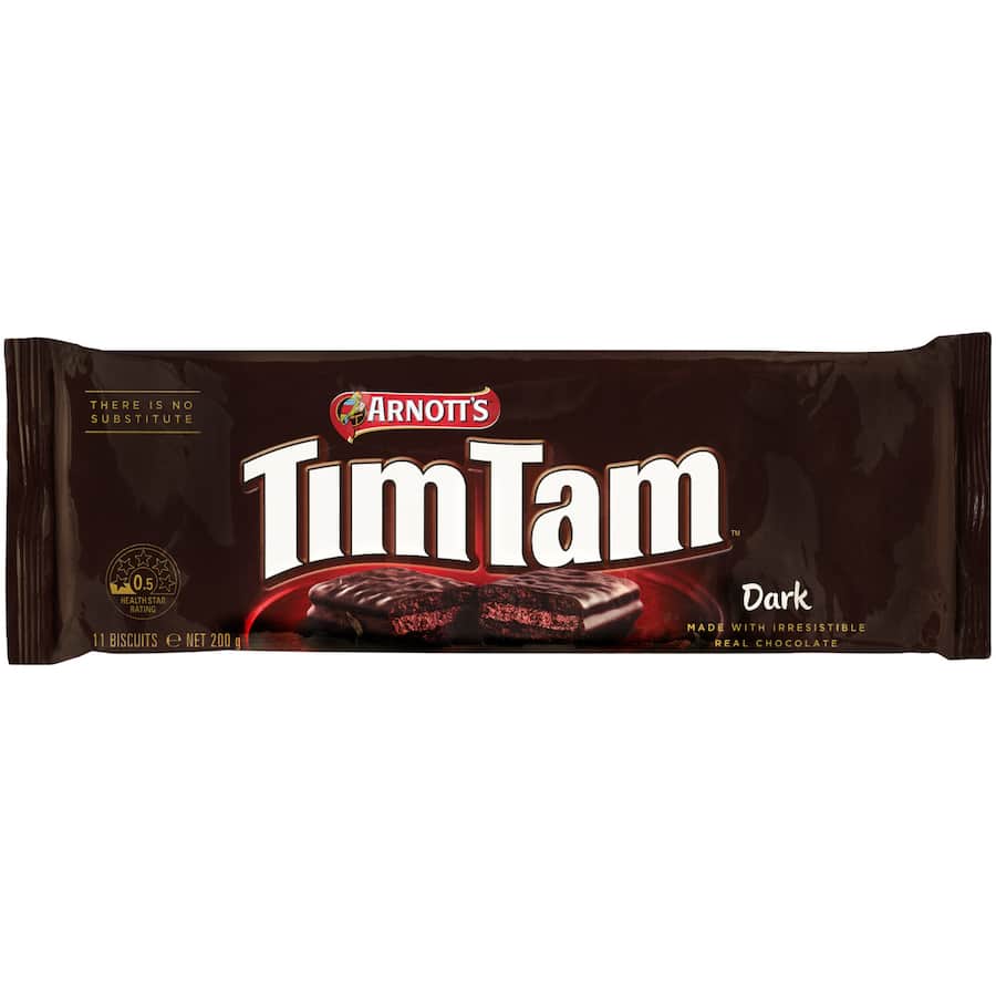 Arnotts Tim Tam Chocolate Biscuits Classic Dark Choc