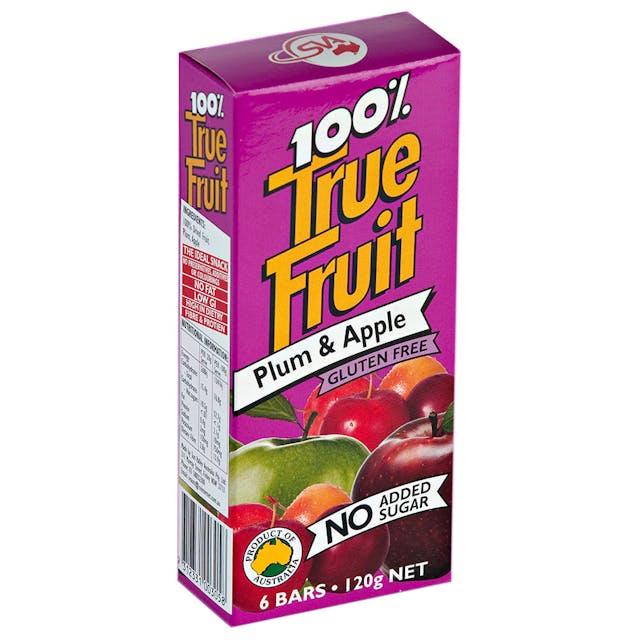 100% True Fruit Strips Plum & Apple
