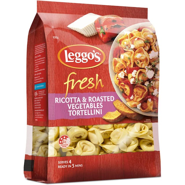 Leggos Fresh Ricotta & Roasted Vegetables Tortellini